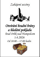 Otvírání hradní brány a hledání pokladu 2026