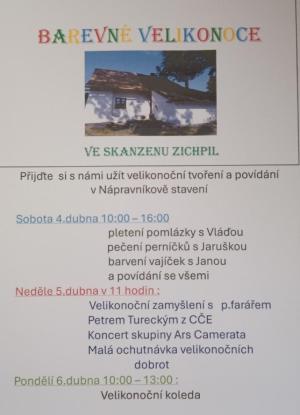 Barevné velikonoce ve Skanzenu ZICHPIL 2026
